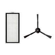 Roborock Q5 Pro , Q5 Pro Plus Uyumlu Siyah 2 Parça Yedek Set