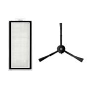 Roborock Q5 Pro , Q5 Pro Plus Uyumlu Siyah Filtre Fırça Mop Yedek Set