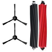 Roborock Q5 Pro , Q5 Pro Plus Uyumlu Siyah Ana Yan Fırça Yedek Set