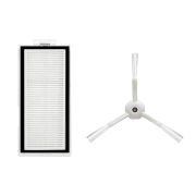 Roborock Q5 Pro , Q5 Pro Plus Uyumlu Siyah Yan Fırça - Filtre - Mop bezi