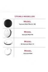 Xiaomi Mi Robot Vacuum Mop Pro 2+ Uyumlu 3d Global Versiyon stytj01zhm Robot Süpürge Yenileme Seti