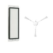 Xiaomi X10 , X10 + Plus Uyumlu Beyaz 2 Parça Yedek Set
