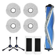 Ecovacs DEEBOT T30 Omni , T30 Pro Yedek 1 ana Fırça 2 Yan Fırça 2 hepa Filtre  4 Mop Bezi