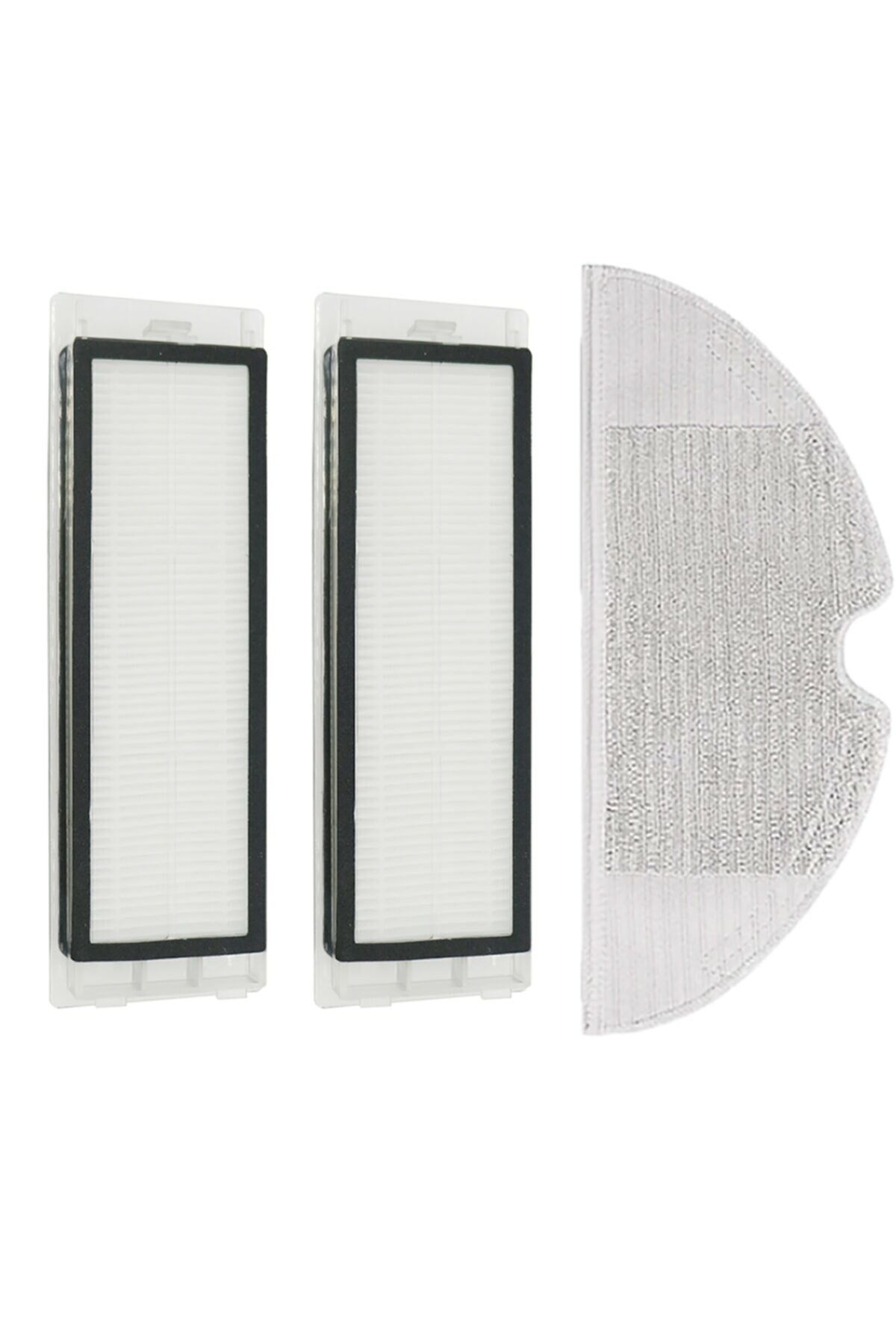 Xiaomi Mop 2 Pro + (stytj02zhm) Uyumlu 3 Parça Yedek Filtre Fırça Seti