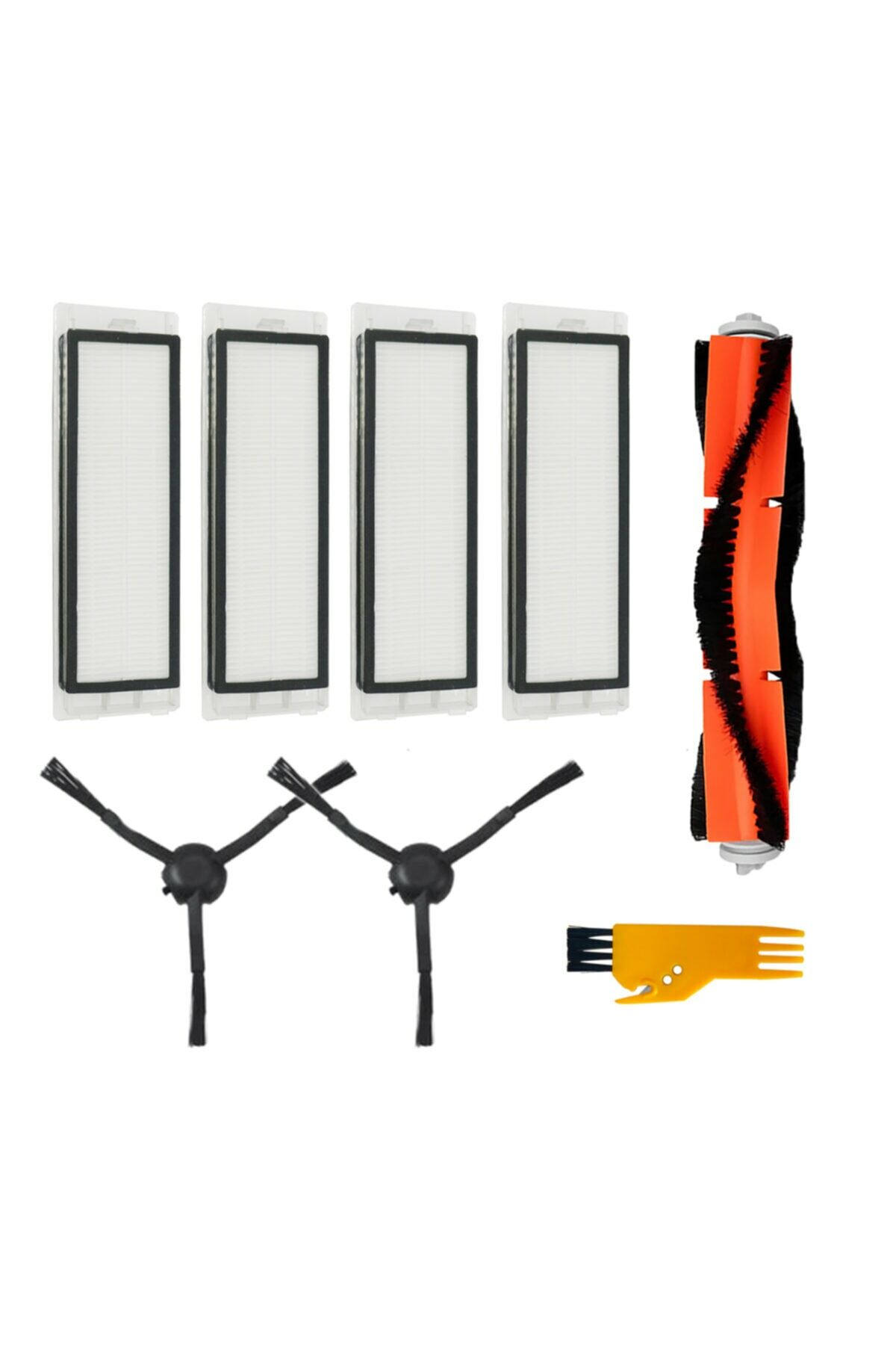 Xiaomi Mop 2 Pro + (stytj02zhm) Uyumlu 8 Parça Yedek Filtre Fırça Seti