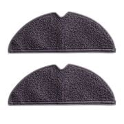 Robot Süpürge Siyah Mop Bezi Roborock  Q7 , S6 , S5  ve E Serileri ile uyumlu  2 Adet - Yerli üretim