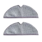 Robot Süpürge Siyah ve Geri Mop Bezi Seti Roborock  Q7 , S6 , S5  ve E Serileri ile uyumlu  4 Adet