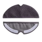 Robot Süpürge Siyah ve Geri Mop Bezi Seti Roborock  Q7 , S6 , S5  ve E Serileri ile uyumlu  4 Adet