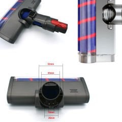 Dyson V8 Uyumlu Roller Başlığı - Led Işıklı Başlık