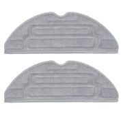 Robot Süpürge Mop Bezi Roborock S7 Sonic S8 ile Uyumlu  Mavi - Gri Set 4 Adet