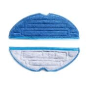 Robot Süpürge Mop Bezi Roborock S7 Sonic S8 ile Uyumlu  Mavi - Gri Set 4 Adet