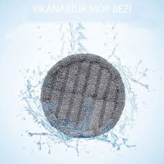 Dyson Uyumlu Mop Başlığı için Yuvarlak Mop Bezi (2 Adet)