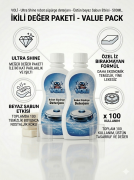 Ultra-Shine Robot Süpürge Deterjanı – Üstün Beyaz Sabun Etkisi (2 Adet x 500 ml • 100 Kullanım)