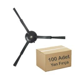 1S/S5/Mop2/Lite/Pro Uyumlu Siyah Yan Fırça ( 100 Adet - 50x2li Paket )