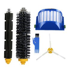 i-Robot Roomba 605 606 Uyumlu 4 Parça Yedek Filtre Fırça Seti