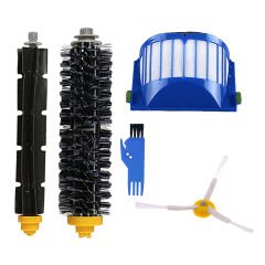 i-Robot Roomba 614 645 650 655 Uyumlu 4 Parça Yedek Filtre Fırça Seti