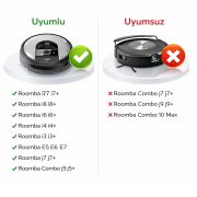Robot Süpürge Ana Fırça Seti irobot i7 Plus ile Uyumlu
