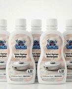Pudra Kokusu 5 ADET Toplu Avantaj Paket Robot Süpürge Deterjanı Yüzey Temizleme Mop Solüsyonu 5X500 ml