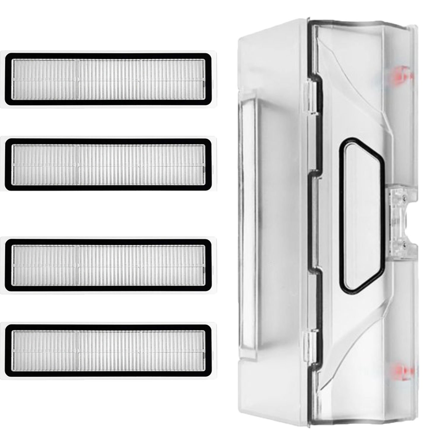 Dreame Vacuum Mop D9 Pro Uyumlu Toz Haznesi ve 4 Ad Hepa Filtre