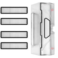 Dreame Vacuum Mop D9 Pro Uyumlu Toz Haznesi ve 4 Ad Hepa Filtre