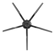 S5/S6/Max/S7/S8/Q7 Uyumlu Siyah Yan Fırça ( 100 Adet - 50x2li Paket )