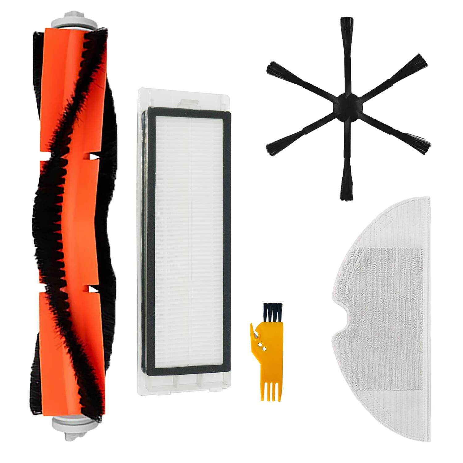 Xiaomi Vacuum Mop 2C (XMSTJQR2C / STYTJ03ZHM) Siyah Filtre Fırça Mop Yedek Set