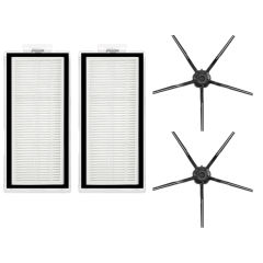 Roborock Q7 Max + T8 Siyah Uyumlu Filtre Seti - Liteset