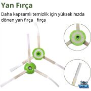 iRobot Roomba i7 i7+ Plus 1 Ana Fırça seti, 8 Yan Fırça, 4 Hepa Filtre
