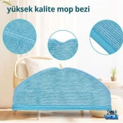 Philips 7000 Serisi 7000/01 7100/01 için Mop Bezi 4 Adet