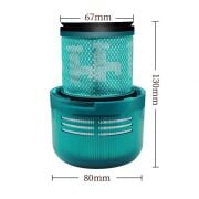 Dyson V11 Extra için Hepa Filtre (Yeşil)