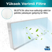 Philips 7000 Serisi 7000/01 7100/01 için 1 ana Fırça 2 Yan Fırça 2 hepa Filtre  4 Mop Bezi